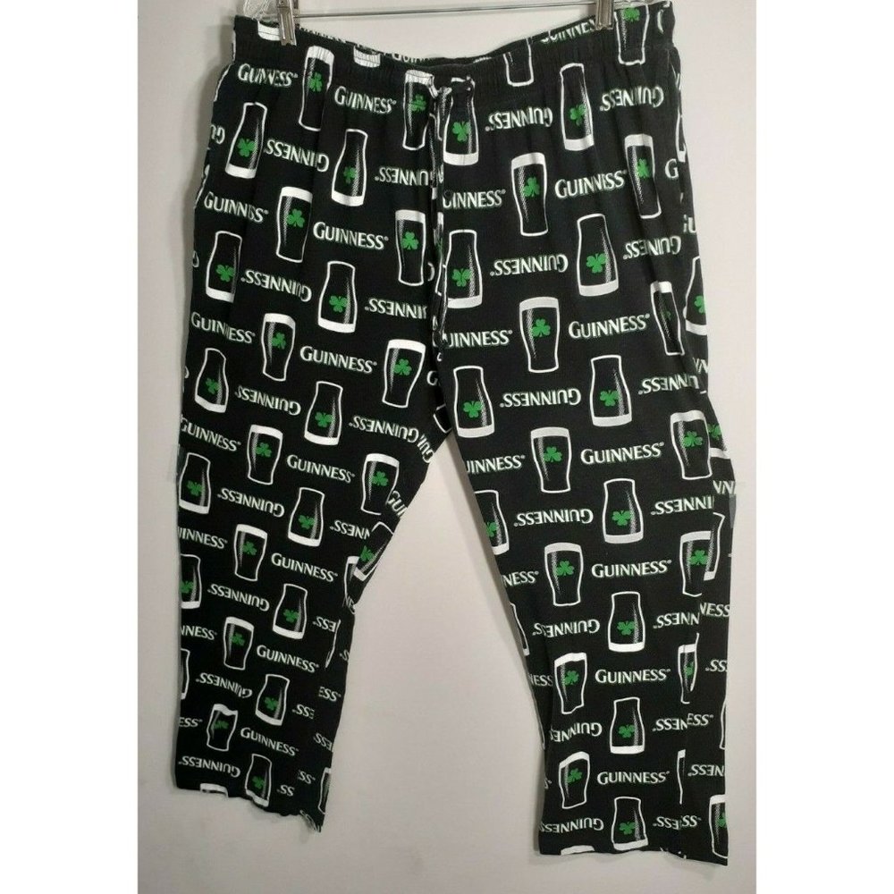 Guinness Draught Men Pajama Pants XL Black/White